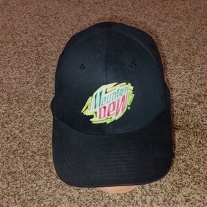 Vtg Mountain Dew XBOX 360 Promotional Fitted Skateboarding Hat Cap